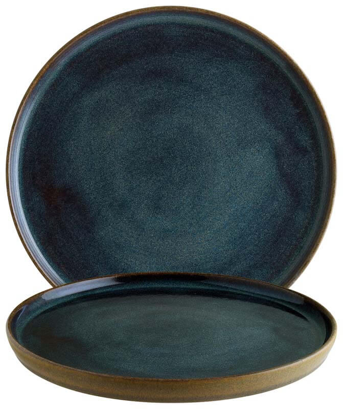 Bonna Sphere Ocean Hygge Assiette plate 22cm bleu - 6 pièces