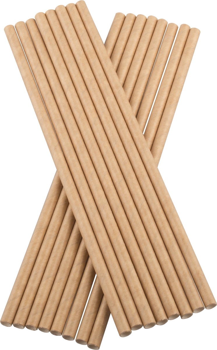 Pailles, papier (6x200mm), Prime Bar - beige (100 pcs.)