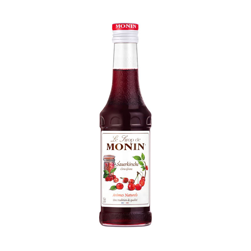 Griotte - Sirop Monin petite bouteille (0,25l)