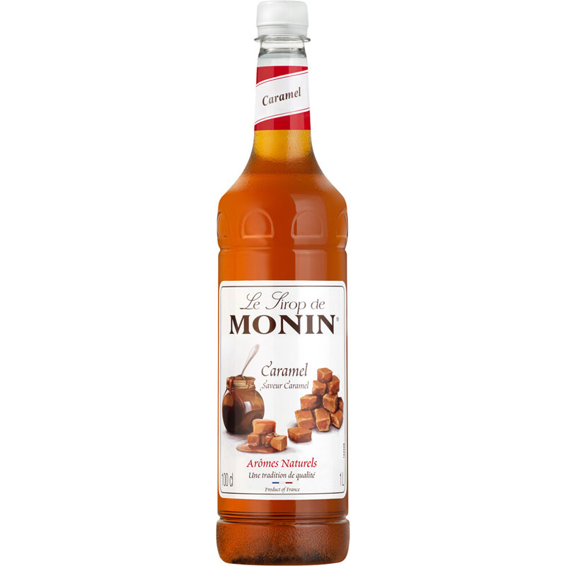 Caramel - Sirop Monin, bouteille PET (1,0l)