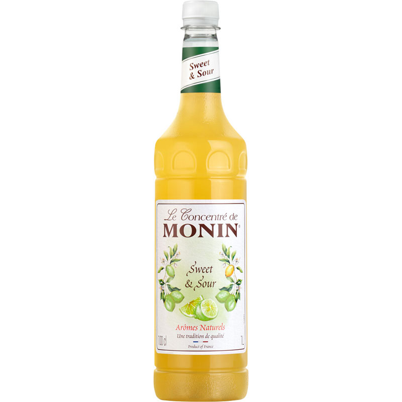 Sweet & Sour - Sirop Monin, bouteille PET (1,0l)