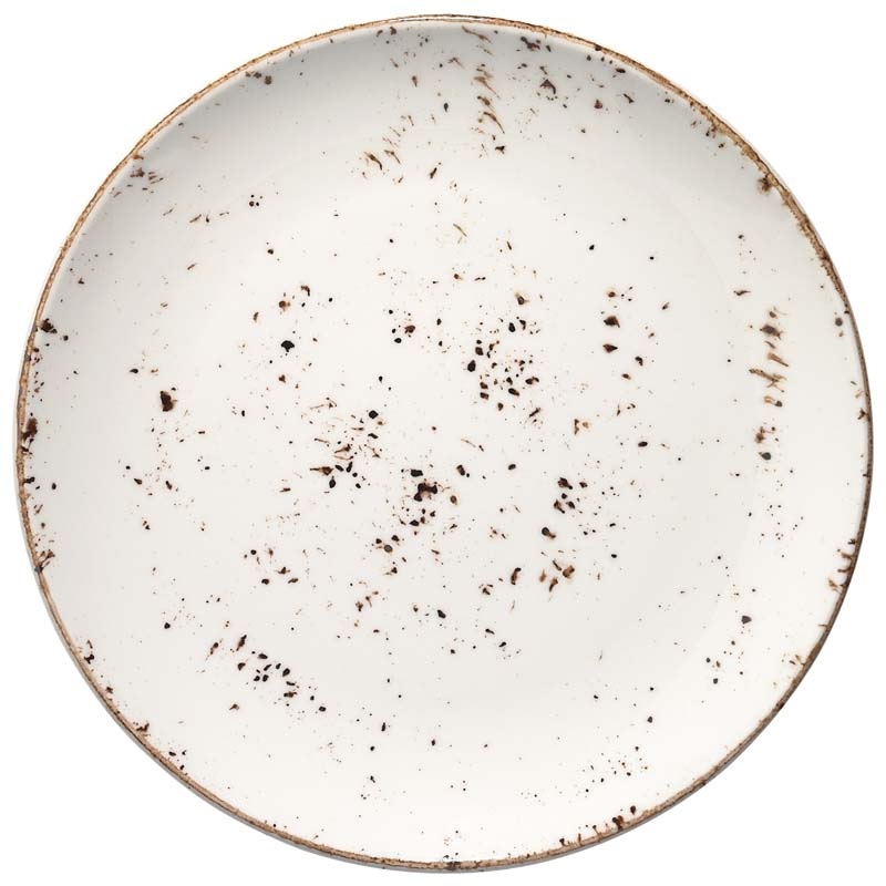 Bonna Grain Assiette plate Gourmet 27cm crème - 12 pièces