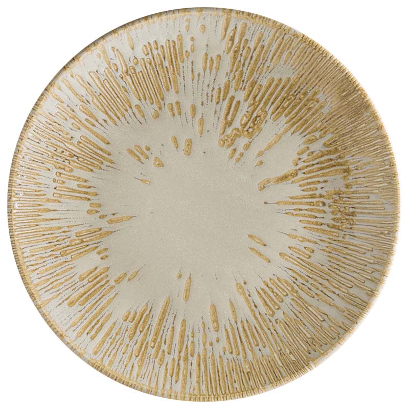 Bonna Snell Sand Gourmet Assiette plate 21cm beige - 12 pièces