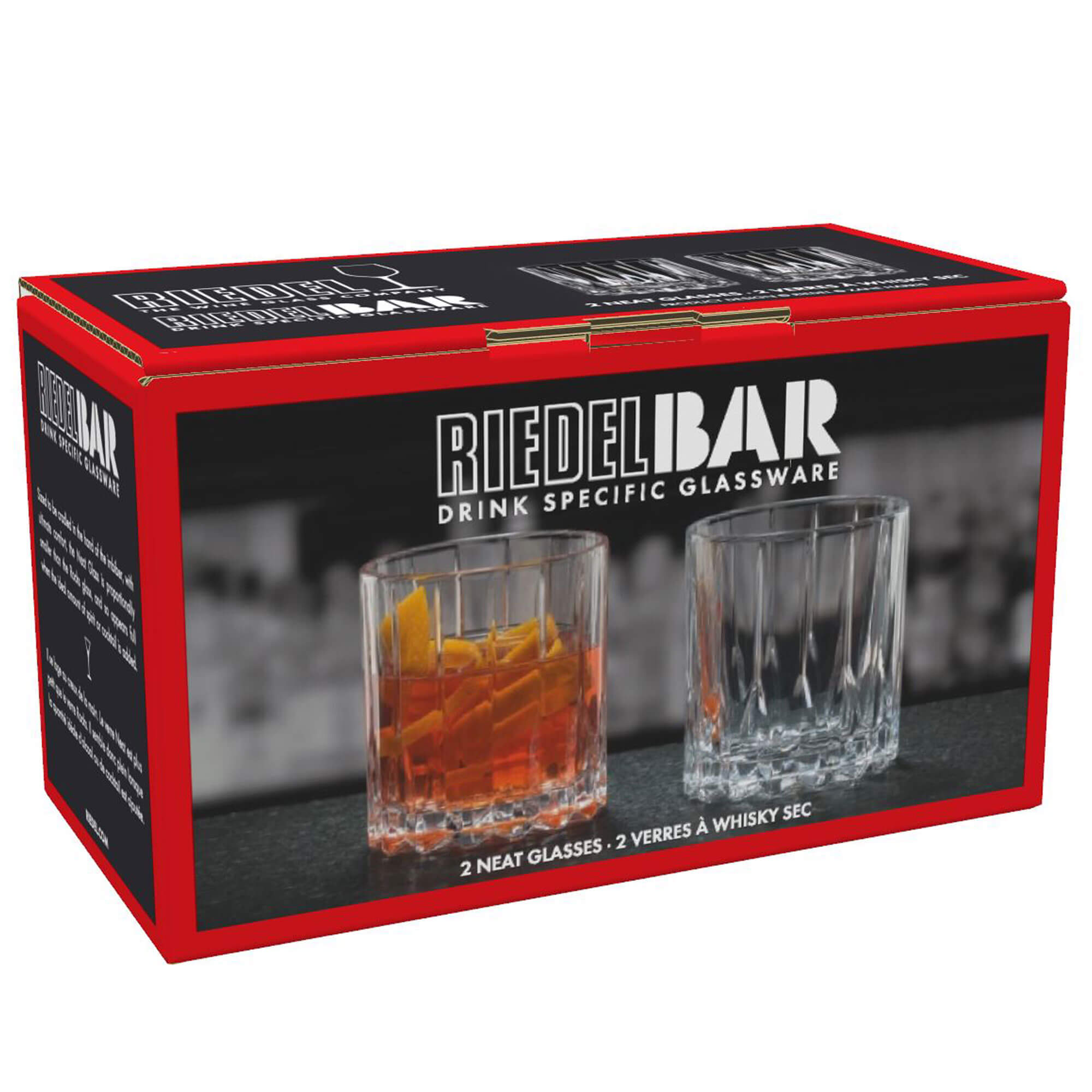 Verre Neat Drink Specific Glassware, Riedel Bar - 174ml (2 pcs.)