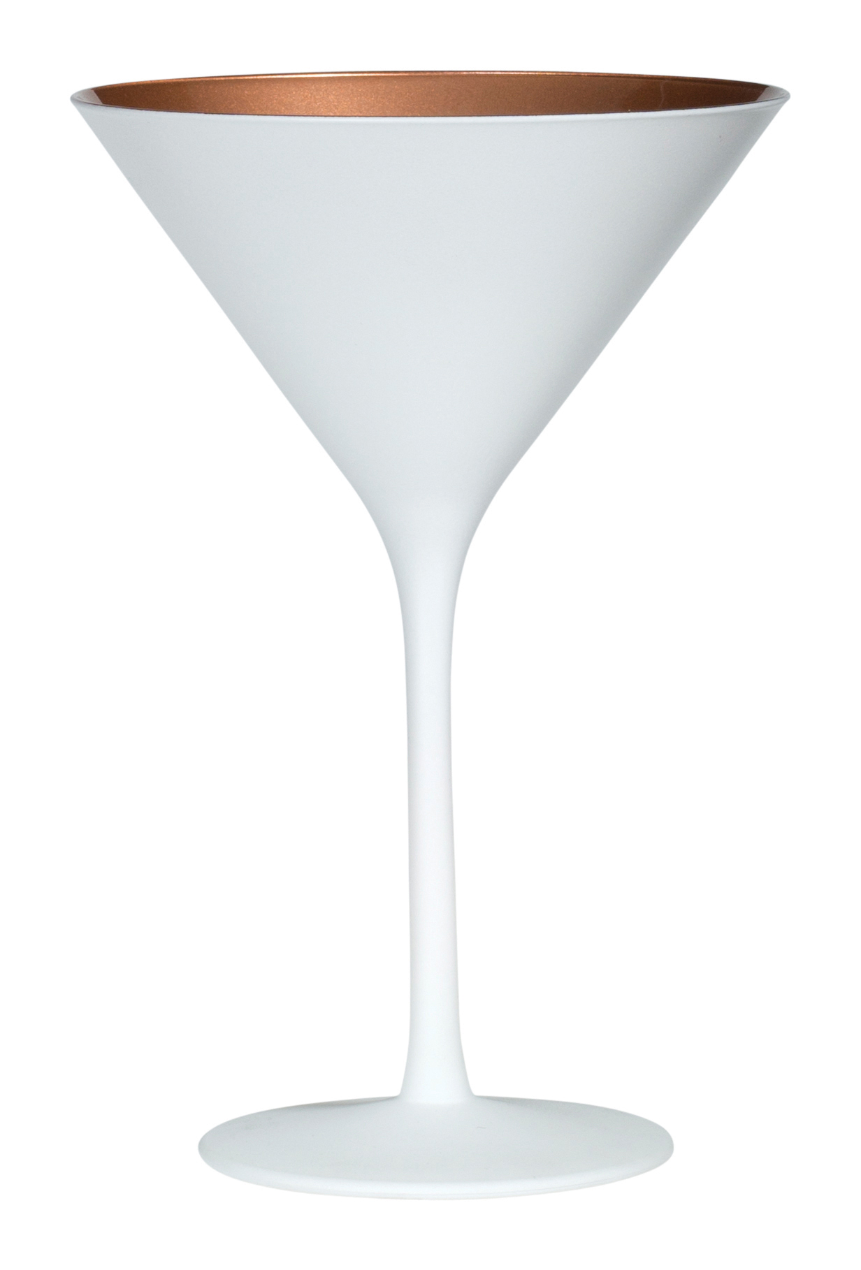 Verre à Martini, blanc/bronze mat, Elements Stölzle - 240ml (1 pce)