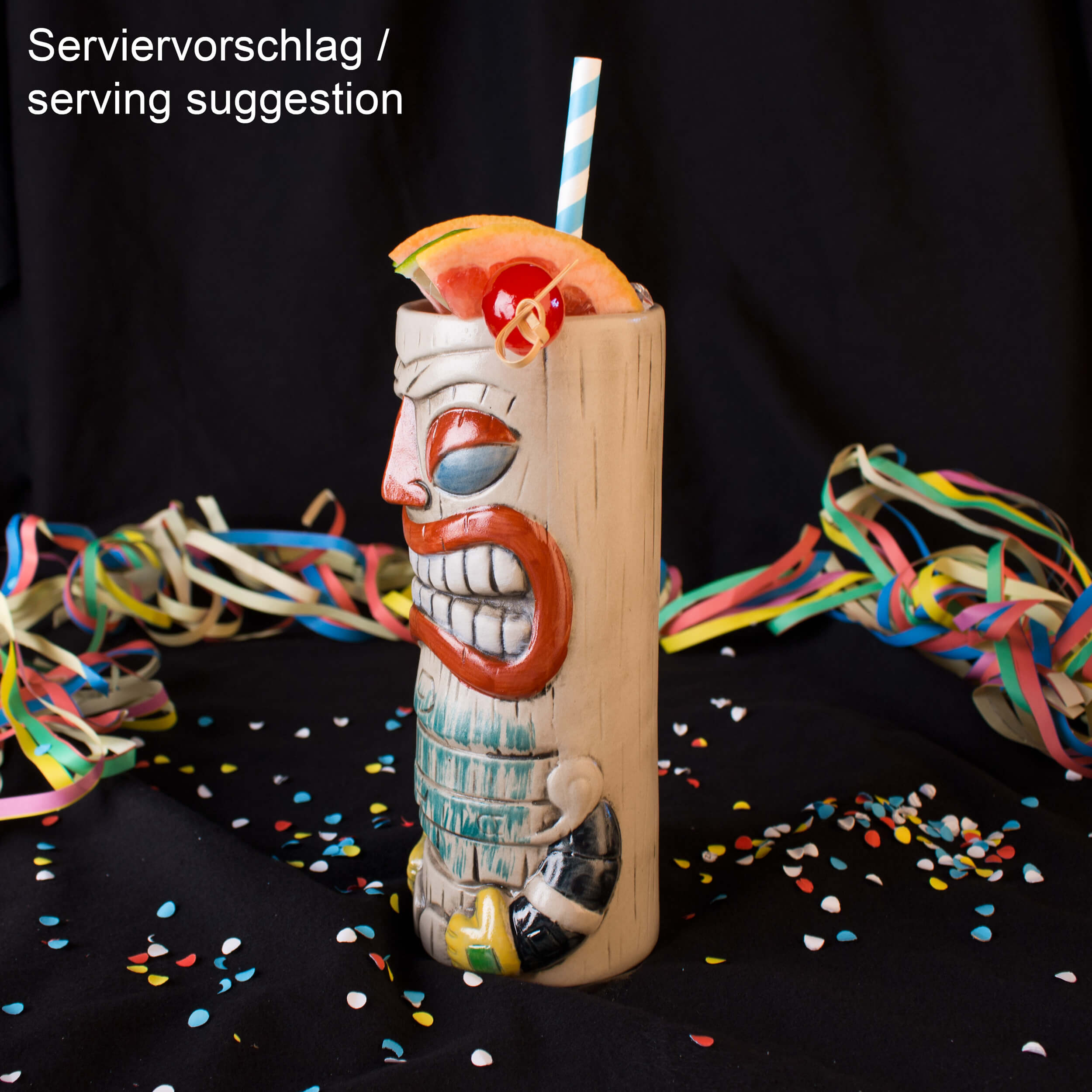 Tiki gobelet Rainbow - 380ml