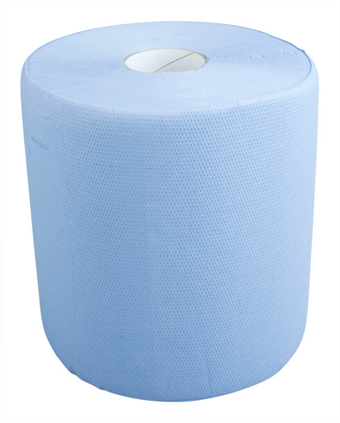 Rouleau de chiffons de nettoyage bleu, 2 pl. - 450 feuilles