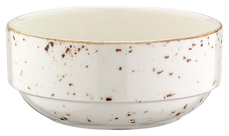 Bonna Grain Banquet coupelle empilable 14cm, 50cl crème - 12 pièces