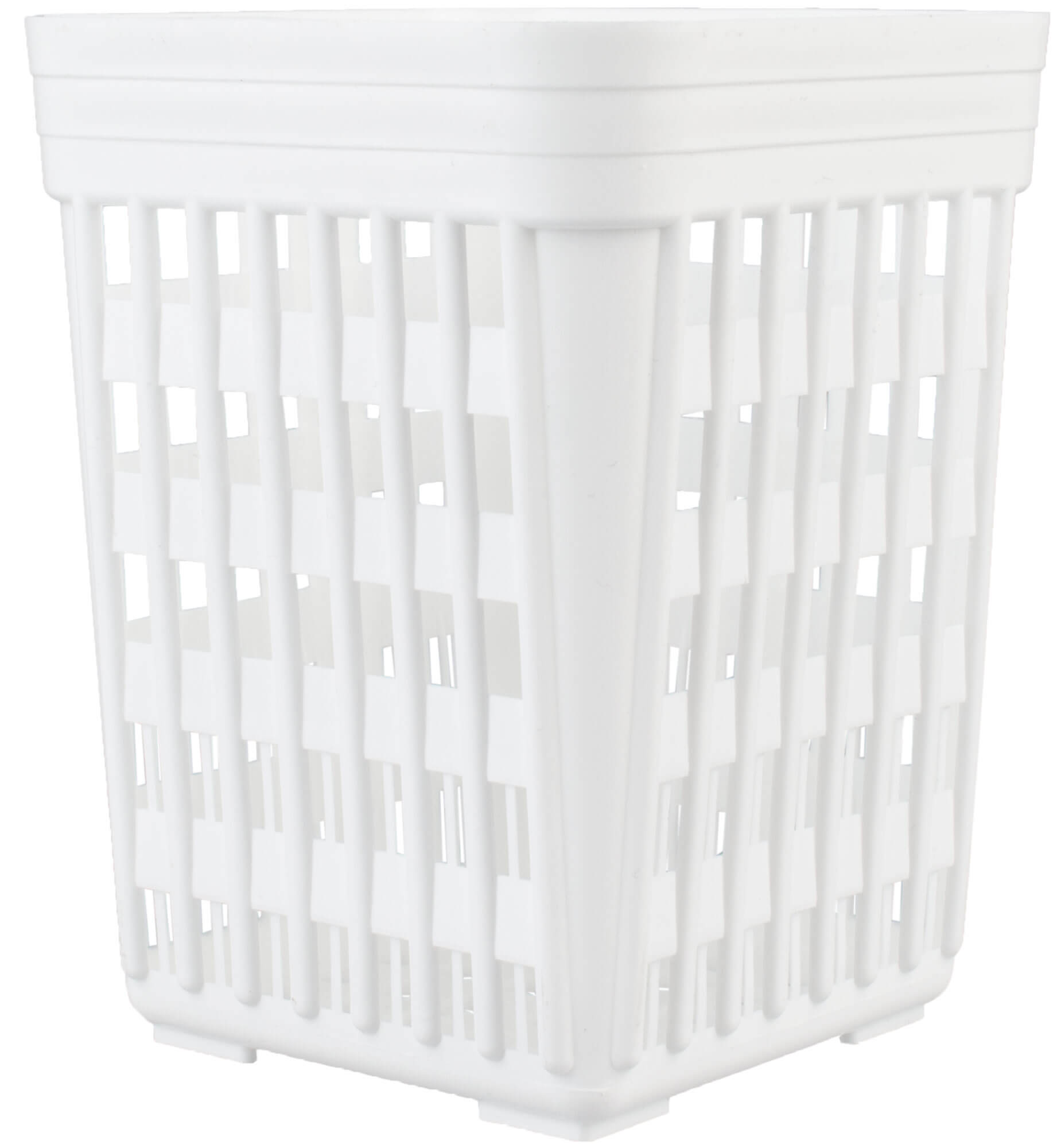 Panier de lavage pour couverts, PP plastique blanc - 13,8x10,8cm