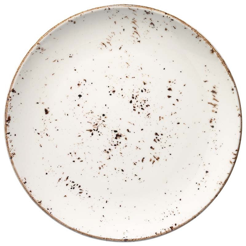 Bonna Grain Assiette Gourmet plate 25cm crème - 12 pièces