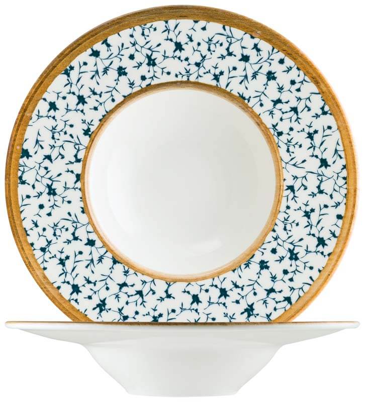 Bonna Calif Banquet Assiette à pâtes 28cm bleu - 6 pièces