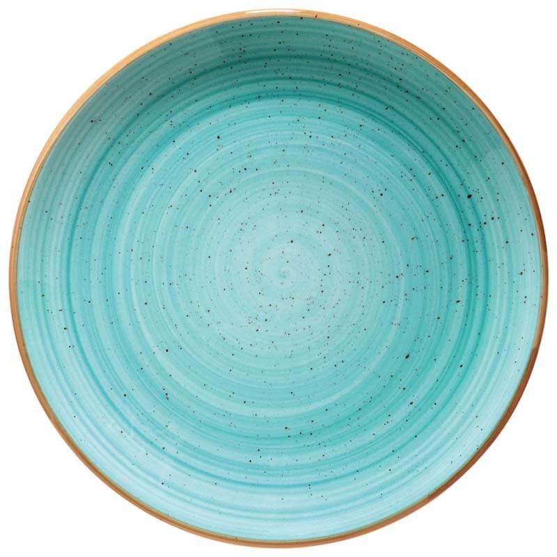 Bonna Aura Aqua Assiette Gourmet plate 25cm turquoise - 12 pièces