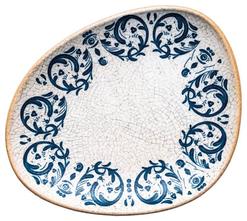 Bonna Viento Vago Assiette plate 19cm bleu - 12 pièces