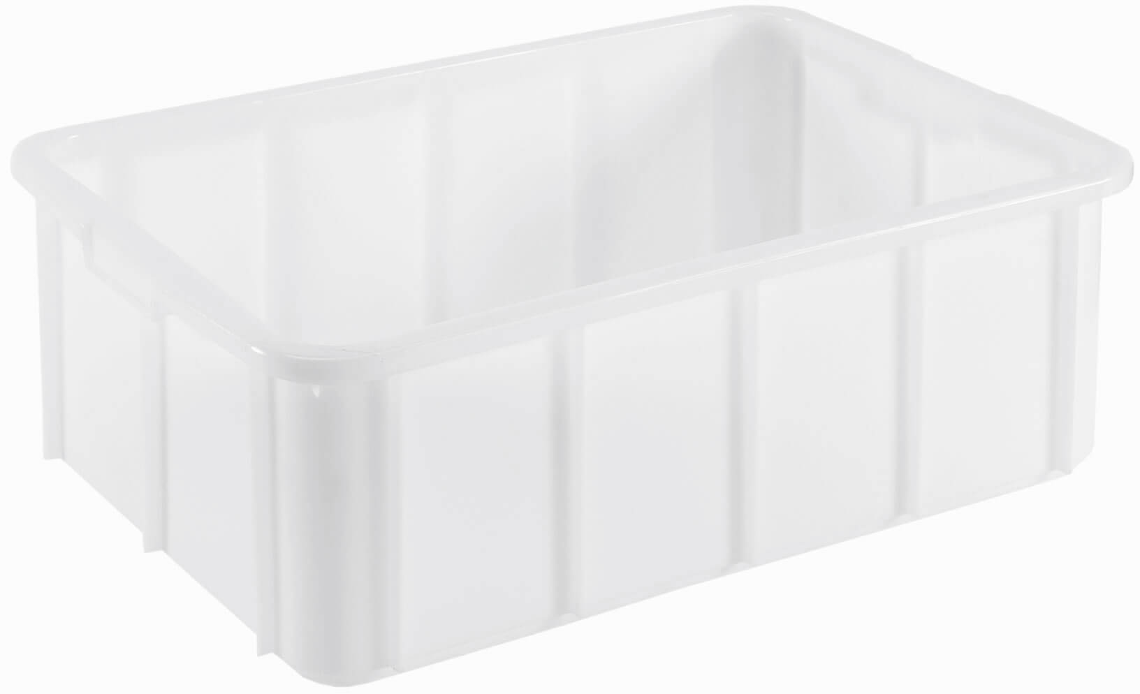 Récipient de transport empilable Classic blanc - 660x450x220mm (50l)