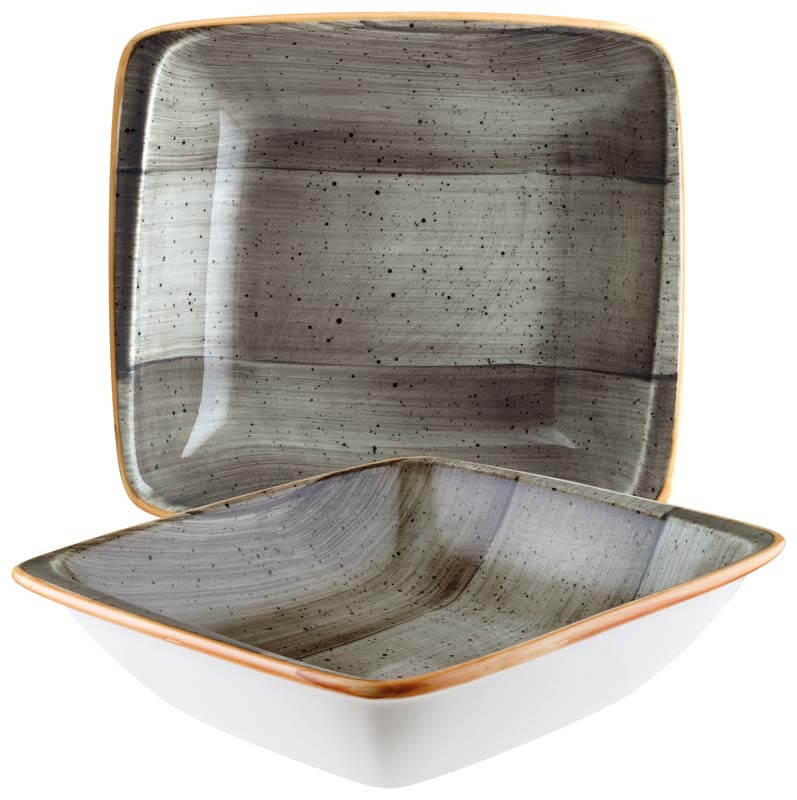 Bonna Aura Space Moove plat 19x17cm gris - 12 pièces