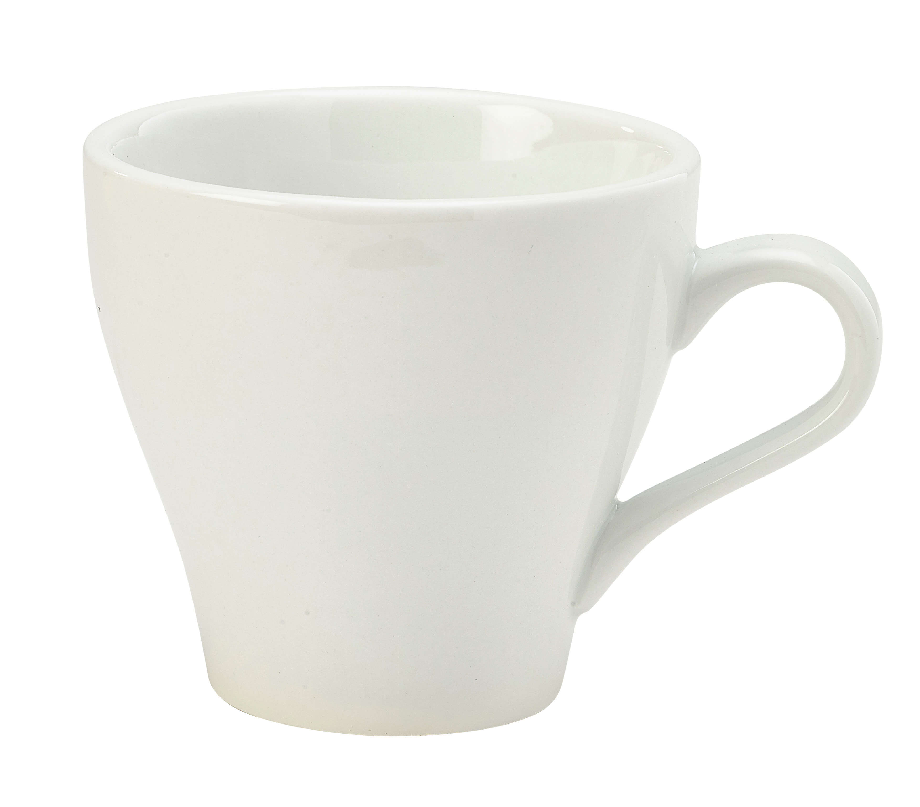 Tasse à cappuccino Tulip blanche - 280ml (6 pcs)