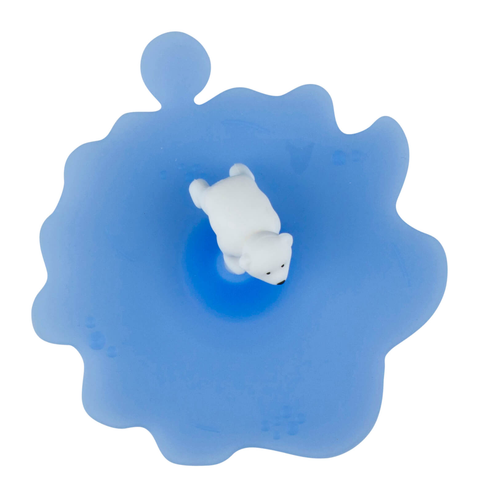 Couvercle en verre silicone, Lurch - ours polaire (ca.11,5cm)