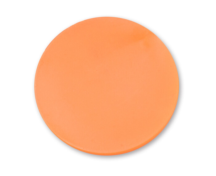 Jeton de valeur - 2,5 x 38mm (1000 pcs.) orange fluo