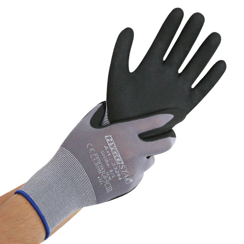 Gants Ergo Flex, tricot nylon fin - XL (1 paire)