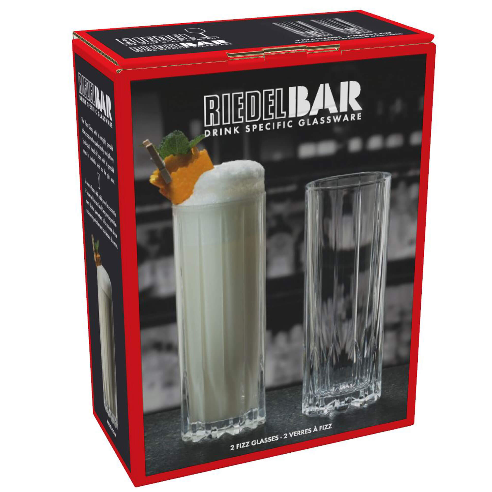 Verre Fizz Drink Specific Glassware, Riedel Bar - 265ml (2 pcs.)