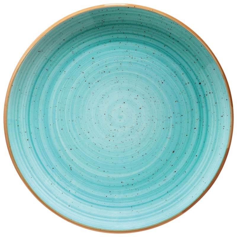 Bonna Aura Aqua Assiette Gourmet plate 27cm turquoise - 12 pièces