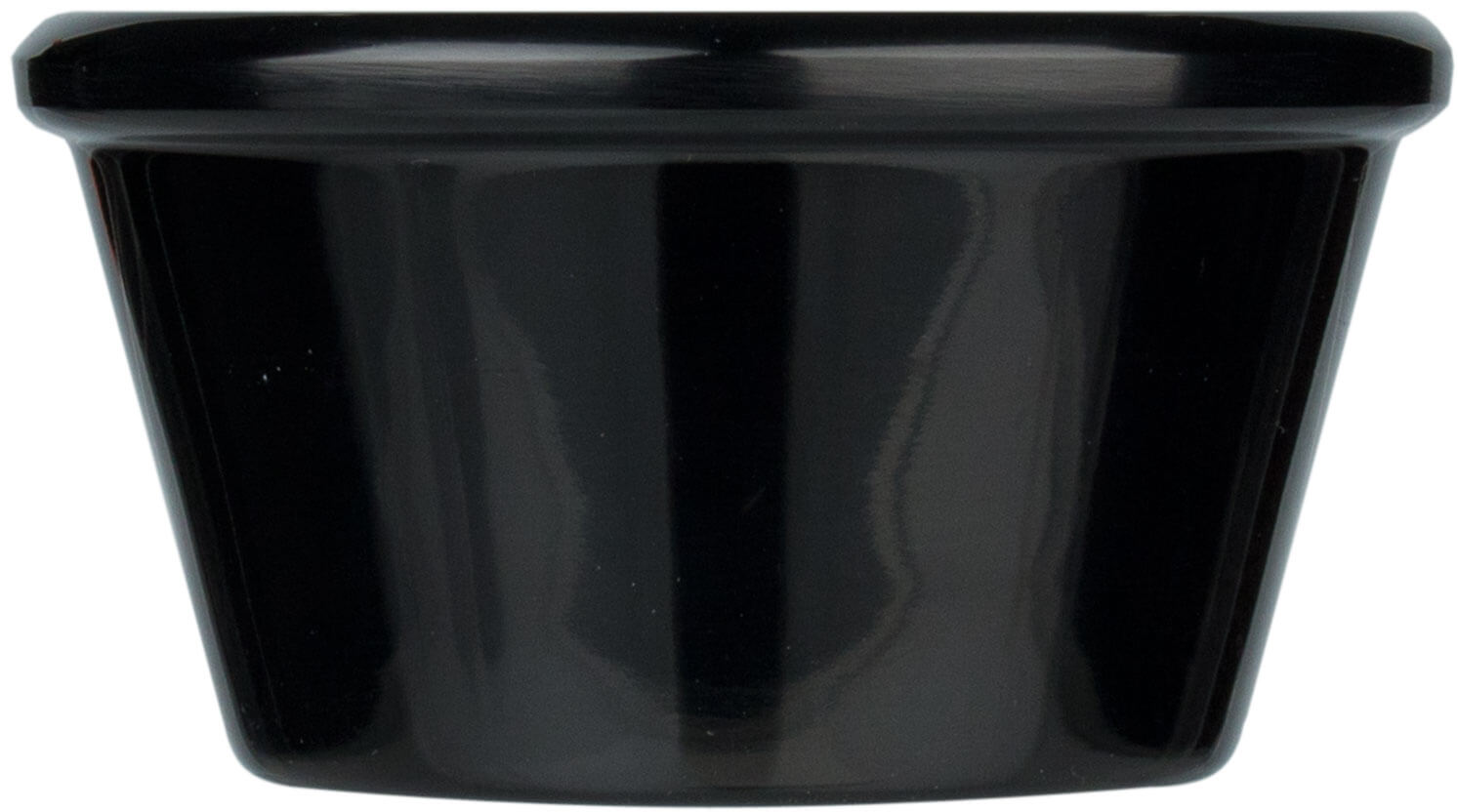 Bol à dips mélamine, noir - 60ml