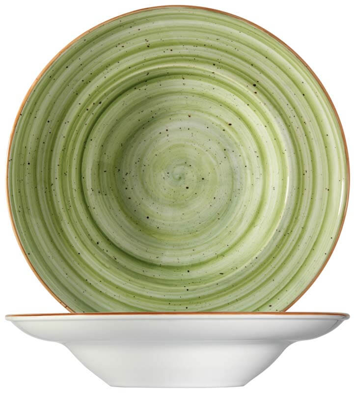 Bonna Aura Therapy Assiette à pâtes Gourmet 27cm vert - 6 pièces