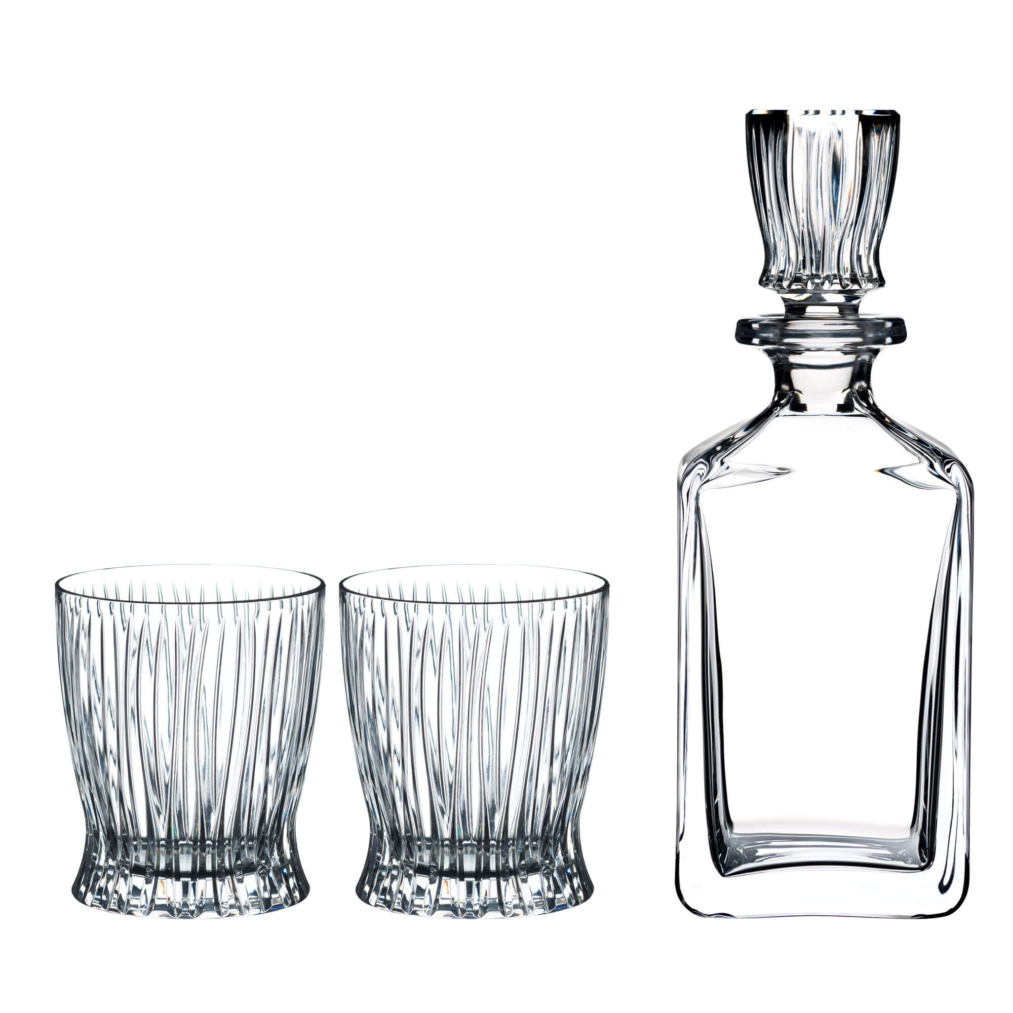 Whisky set Fire, Riedel - 2 tumblers + carafe à whisky