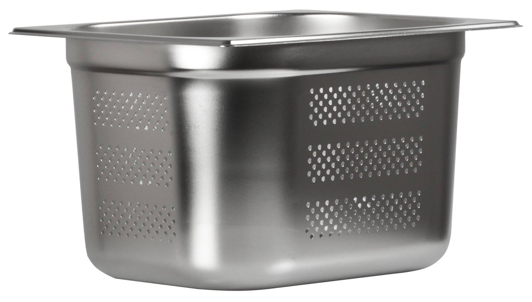 Récipients Gastro Norm perforés profondeur 200mm - Inox (GN 1/2)