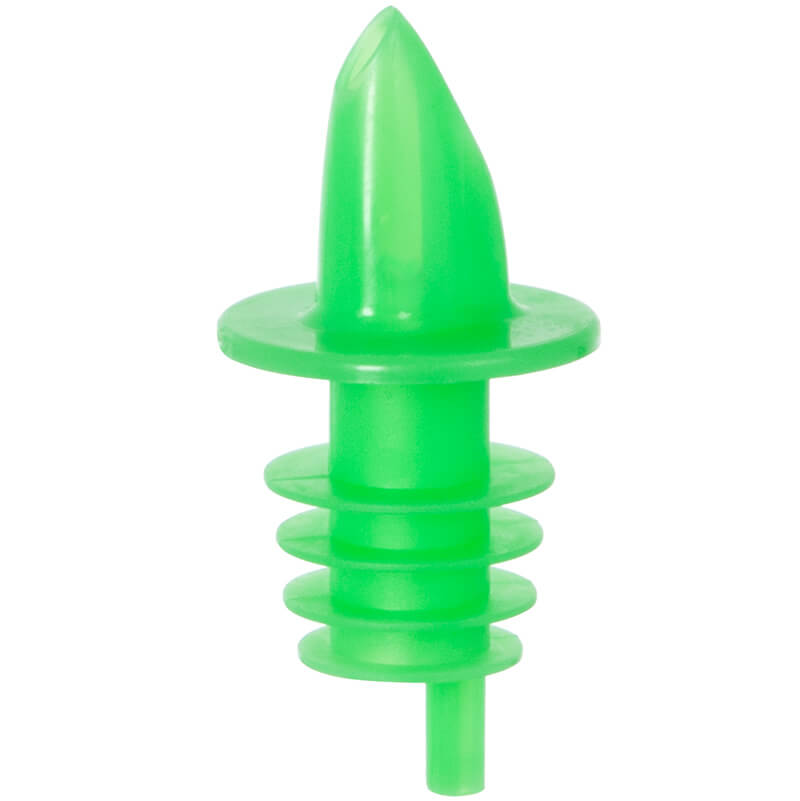 Verseur de bouteilles, plastique, lent - vert fluo