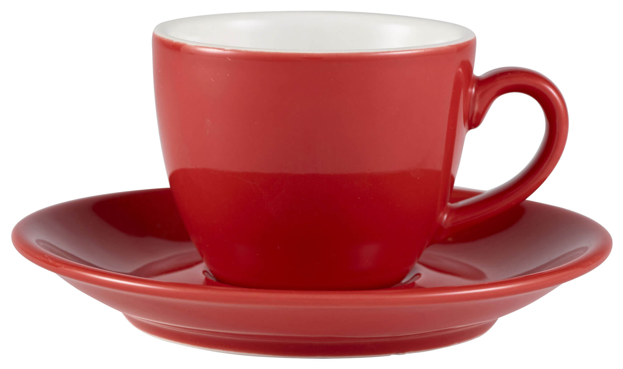 Tasse à espresso Bowl rouge - 90ml (6 pcs)