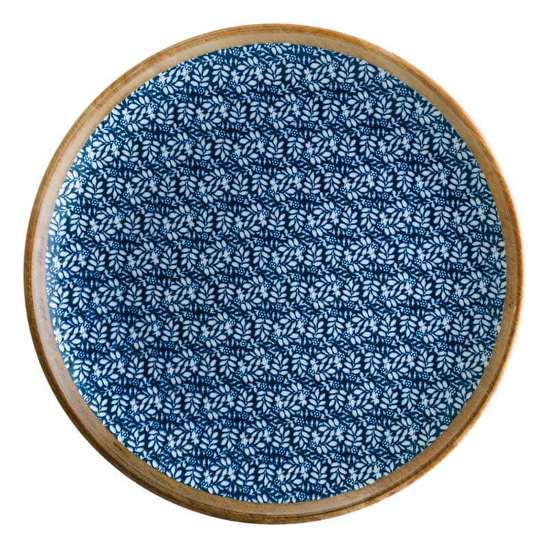 Bonna Lupin Assiette Gourmet plate 21cm bleu - 12 pièces