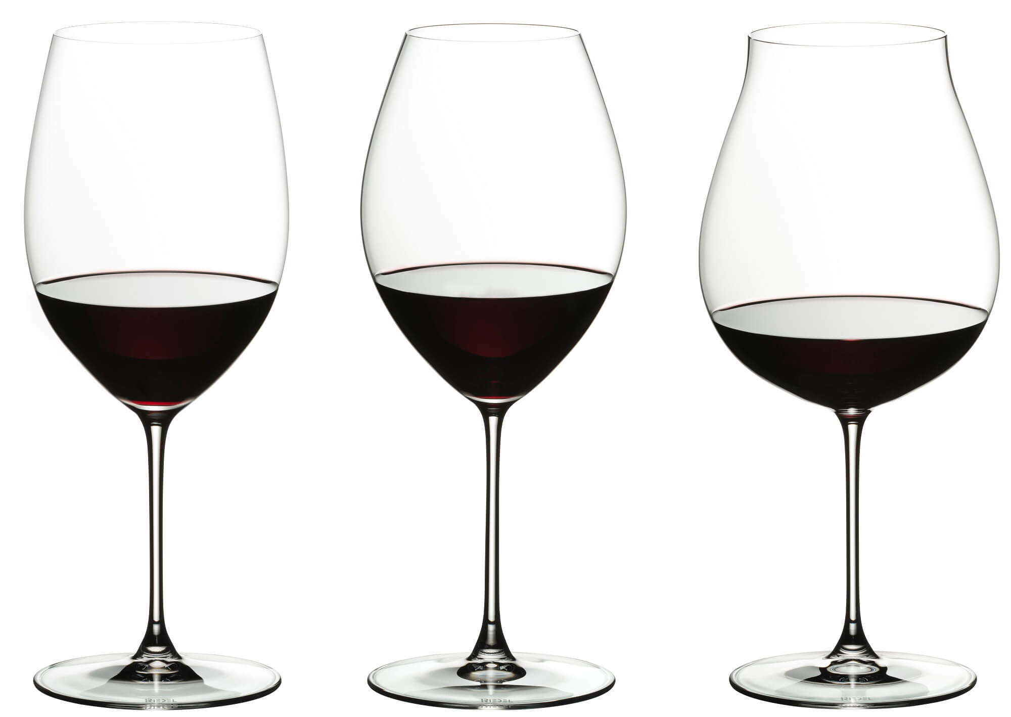 Set de dégustation de vin rouge Veritas, Riedel (3 pcs)