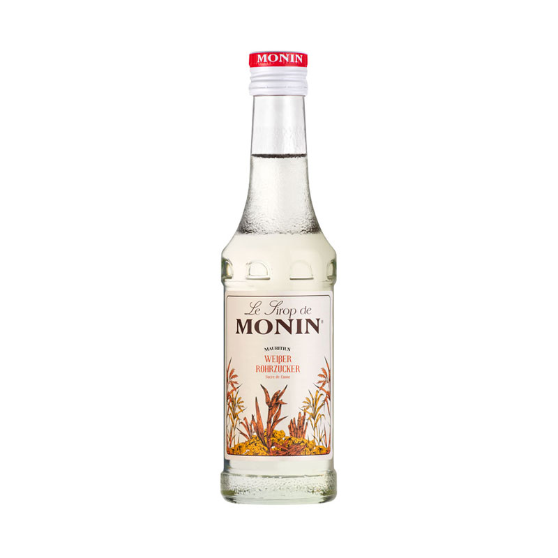 Sucre de canne blanc - Sirop Monin petite bouteille (0,25l)