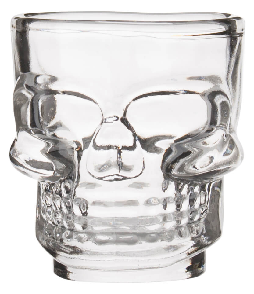 Verre Skull Shot tête de mort, Prime Bar - 50ml (1 pce)