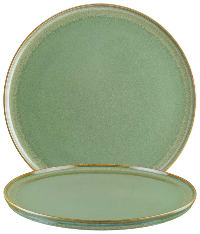 Bonna Sage Assiette plate Hygge 22cm vert - 6 pièces