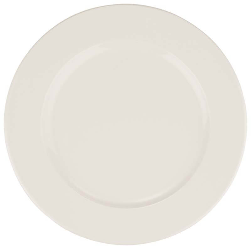 Bonna Banquet Cream Assiette plate 25cm crème - 12 pièces