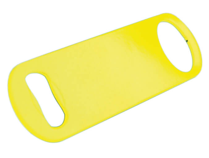 Ouvre-bouteille/décapsuleur - speed opener, jaune fluo