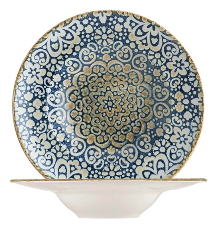 Bonna Alhambra Banquet Assiette à pâtes 28cm bleue - 6 pièces