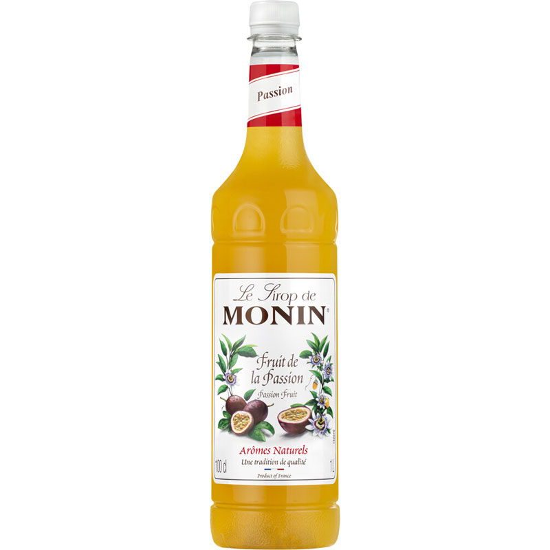 Fruit de la passion Maracuja - Monin Sirop, bouteille PET (1,0l)