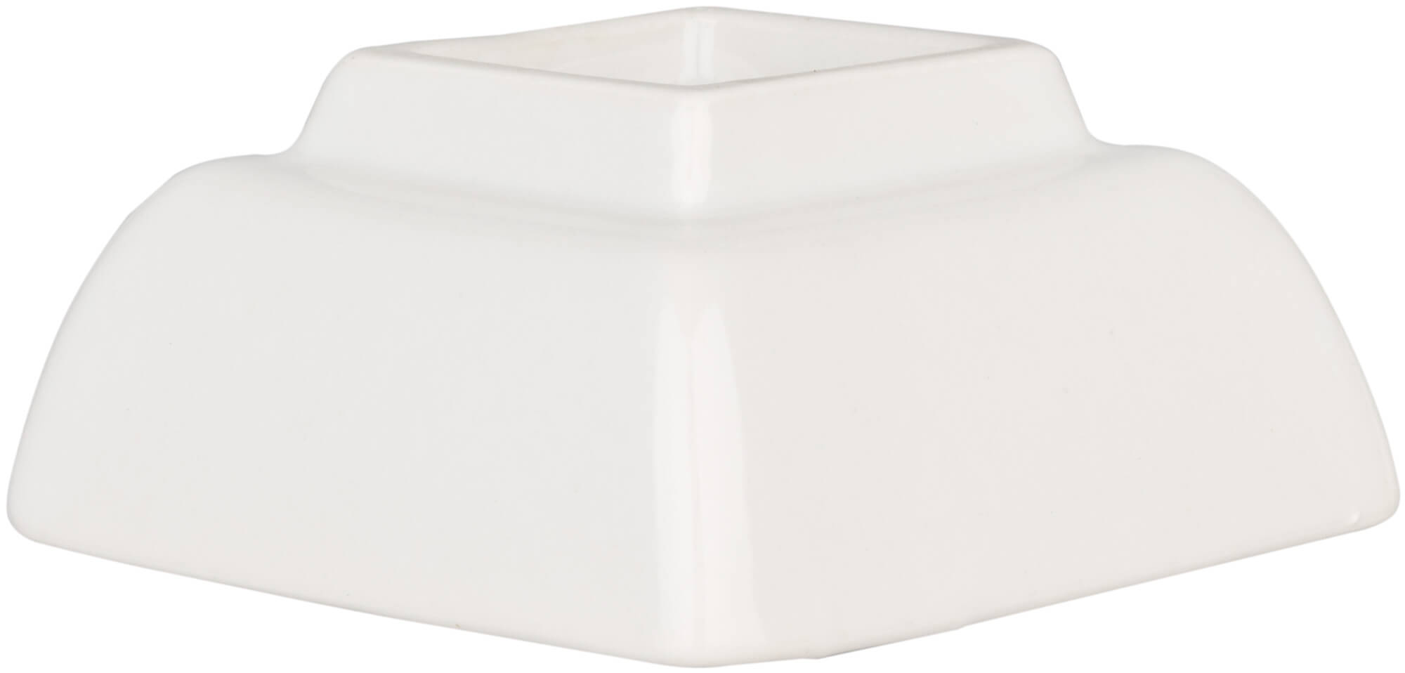 Bol à dips carré, porcelaine, blanc - 7x7x4cm