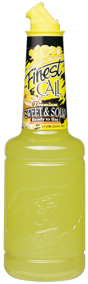 FinestCall  - Base de limonade Sweet & Sour Mix (1,0 l) - DLUO 25/09