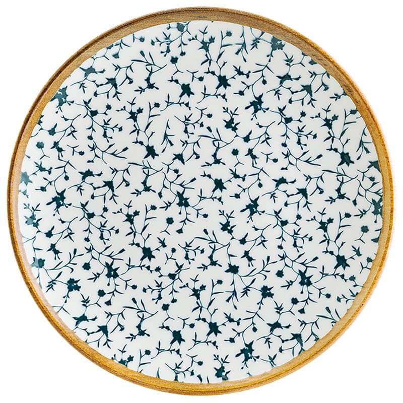 Bonna Calif Gourmet Assiette plate 27cm bleu - 12 pièces