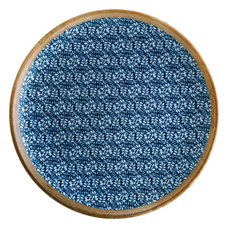 Bonna Lupin Gourmet Assiette plate 25cm bleu - 12 pièces