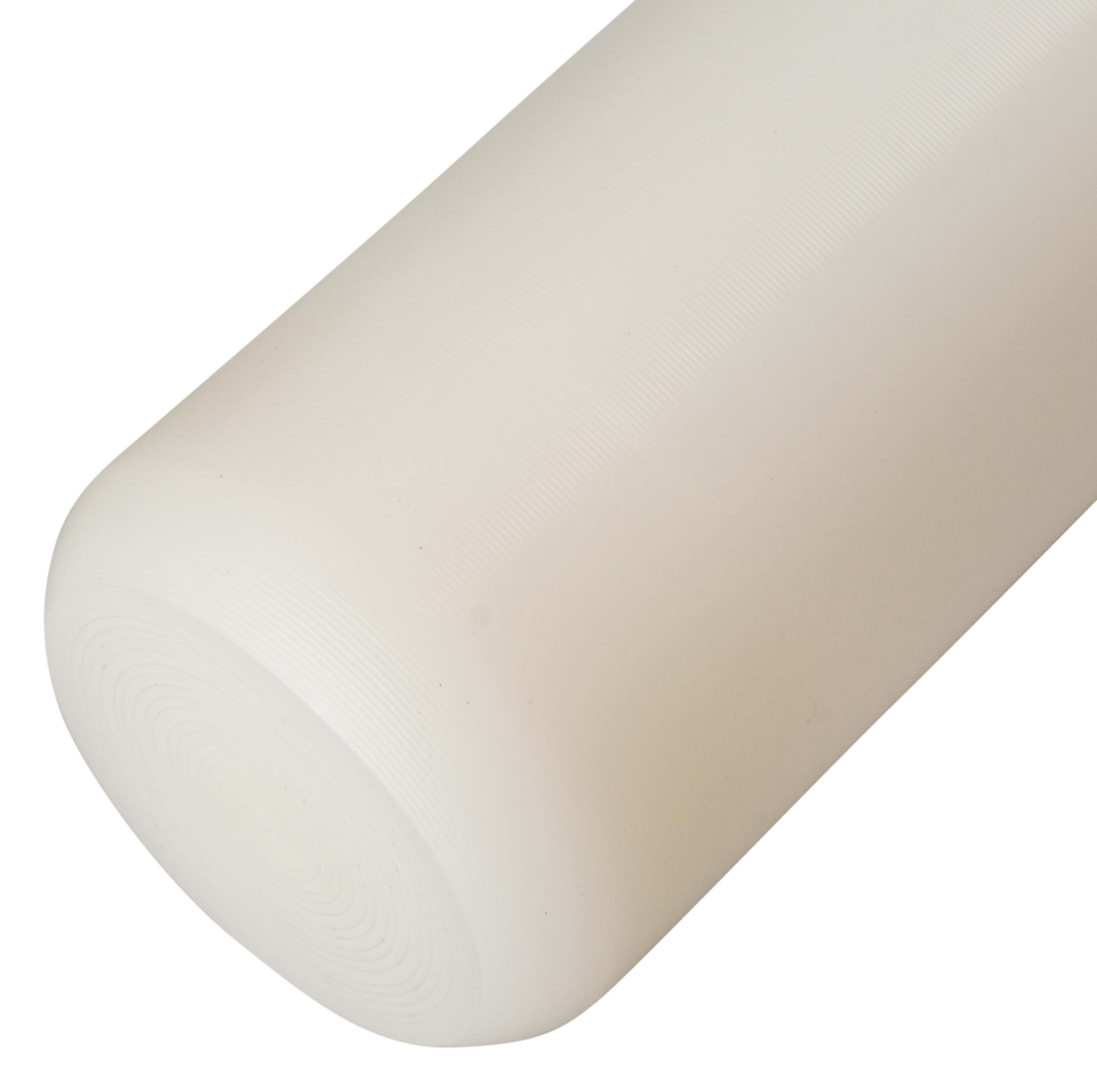 Pilon de bar, plastique, bout plat - blanc (24cm)