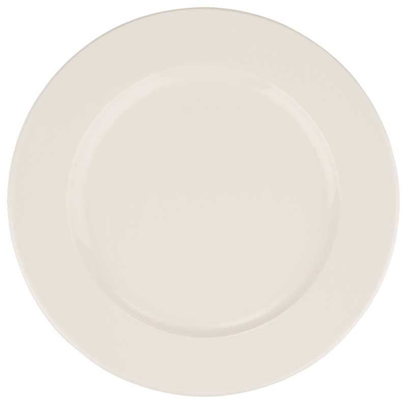 Bonna Banquet Cream Assiette plate 21cm crème - 12 pièces