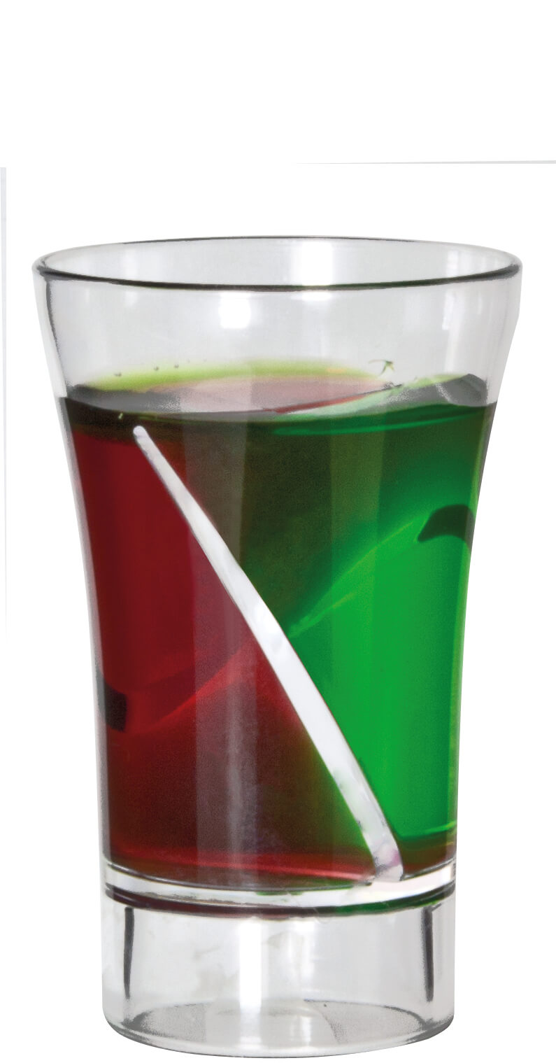 Econ Siptail Twist Verre à shot, plastique - 30ml