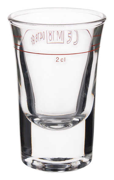 Verre à shot Dublino - 34ml, 2cl chêne (1 pce)