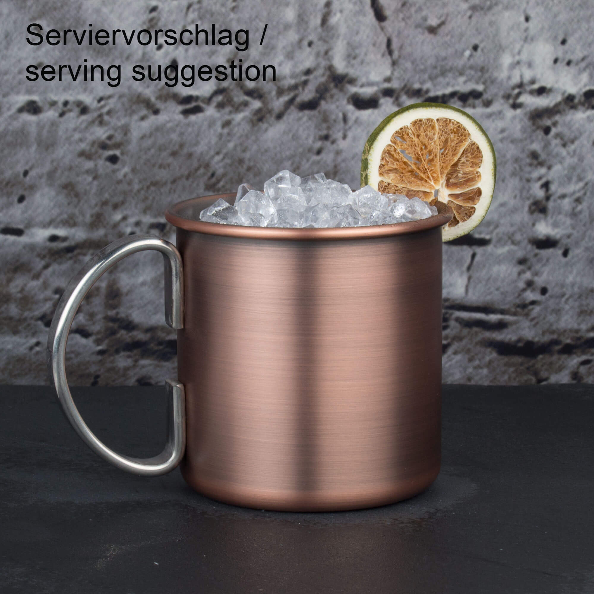 Moscow Mule Gobelet, look cuivre antique - 450ml