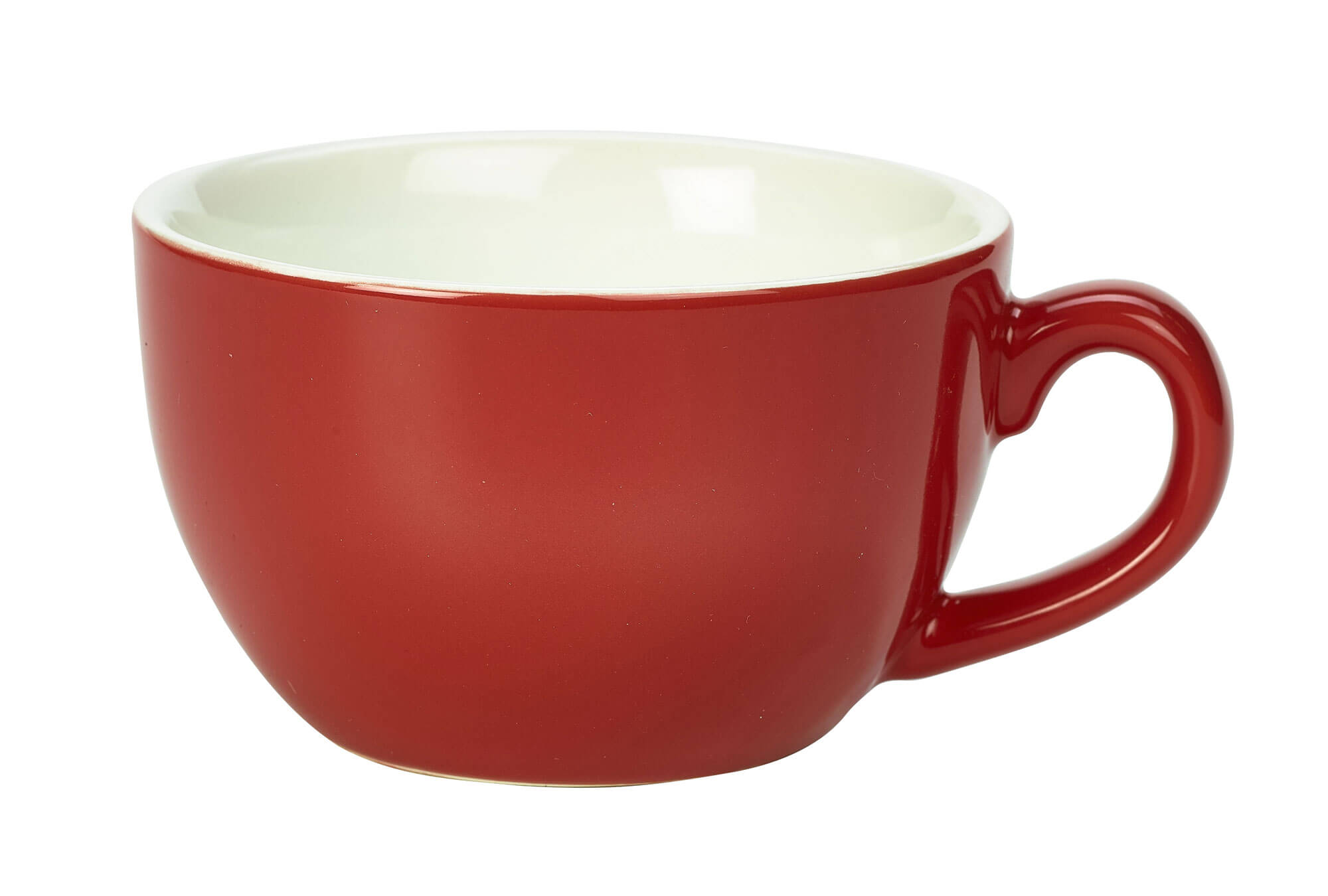 Tasse à cappuccino rouge - 250ml (6 pcs)